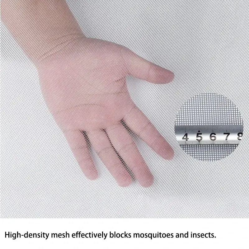 DIY Large Size Window Screen Mesh Pet Proof Mosquito and Insect Resistant for Balconies Gardens and More