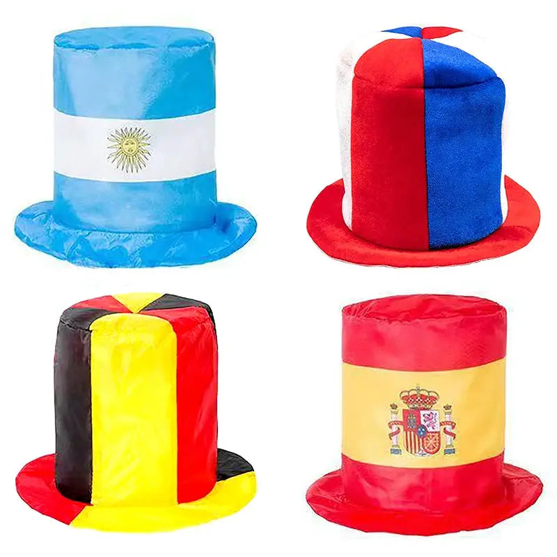 National Team Flag Hat For Global Football Events Soccer Fans Top Hat