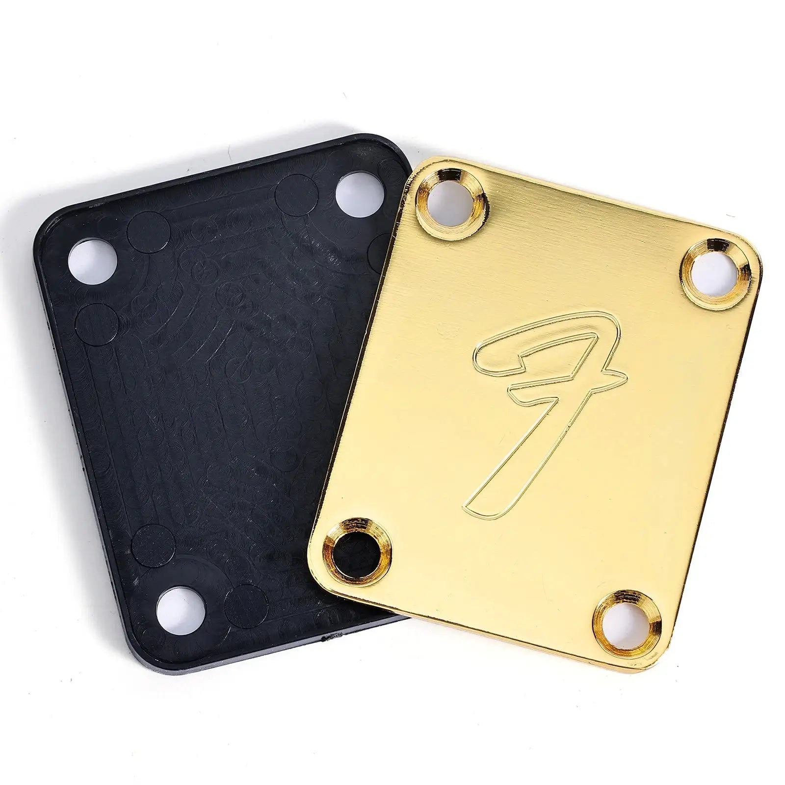 Miwayer Electric Guitar Neck Plates Vintage Style Protector With Screws Fits Most Guitars And Basses