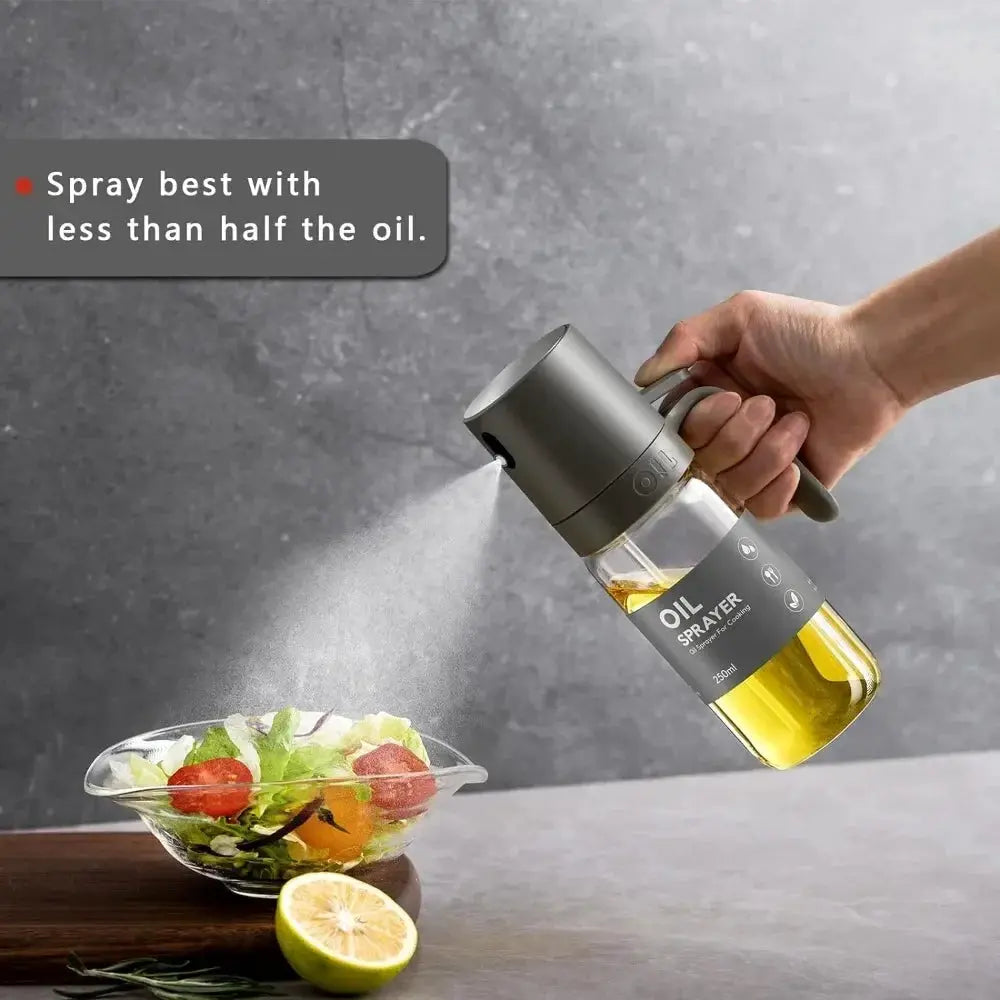 8.5oz Glass Oil Sprayer For Cooking Olive Oil Spray Bottle And Dispenser Ideal Kitchen Gadget