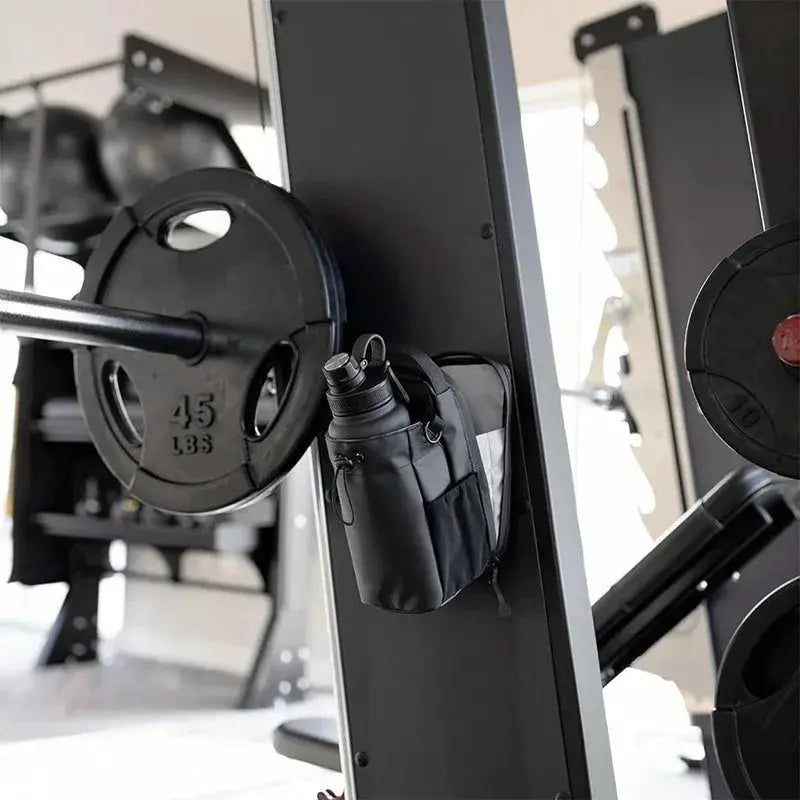 Magnetic Gym Bag With Phone Pocket And Water Bottle Pouch Organizer
