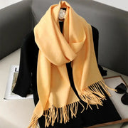 Brand 62 Womens Long Cashmere Blend Winter Scarf Hijab Shawl Wrap For Outdoor Warmth