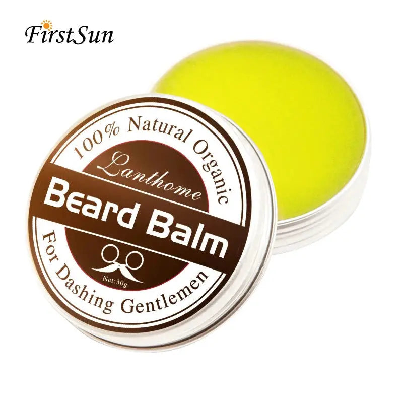 NatureGlow Natural Beard Balm Wax And Growth Oil For Moisturizing, Smoothing, And Healthy Beard Growth