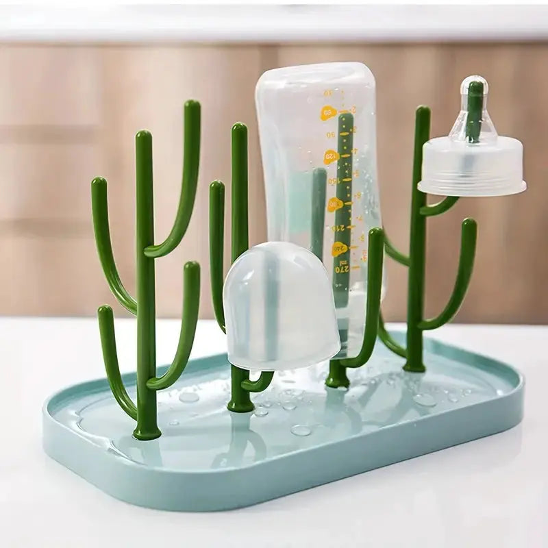 Tree Shaped Baby Bottle Drying Rack Dustproof Cup Drain Rack For Nursery Kitchen Easter Gift