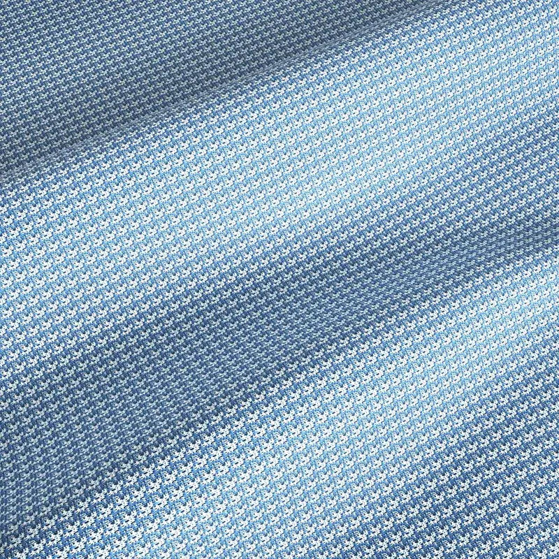 1-piece ice silk sleeping mat cover, blue jacquard cooling fabric for dorm beds