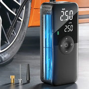 CARSUN Cordless Tire Inflator With Digital Display For Cars And Bikes