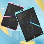 Simples Market LCD drawing tablet pair in pink and cyan with styluses for drawing