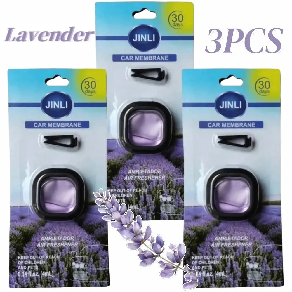 Long-Lasting Car Air Freshener Vent Clip With Essential Oil Scent Odor Eliminator Alcohol-Free 0.14oz