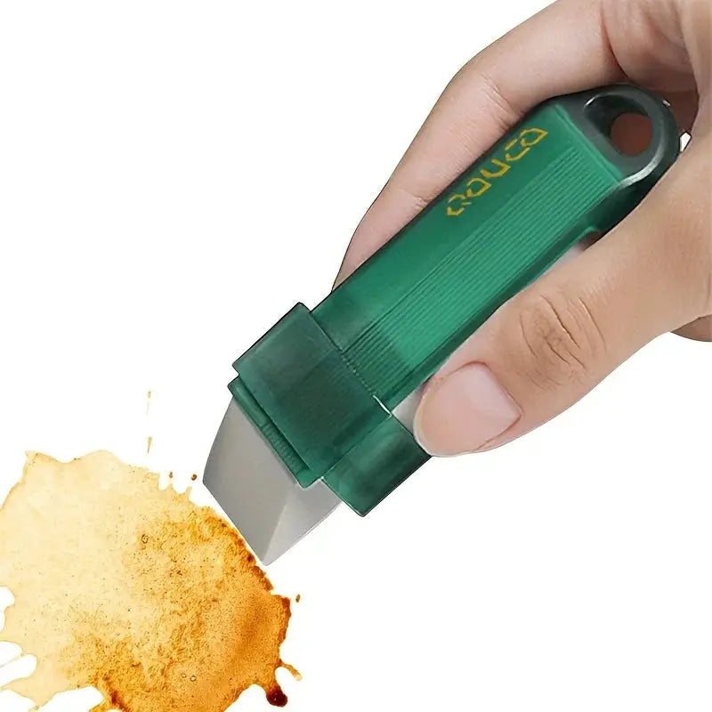 Simples Market green reusable stain remover eraser, handheld tool for rust and surface stains.
