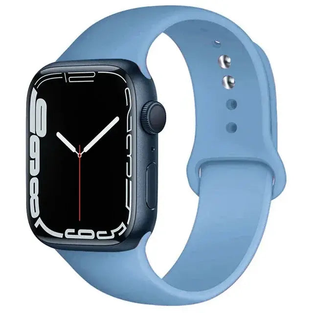Silicone Band For Apple Watch straps 49mm 40mm 44 mm 45mm 46mm 42mm 41mm 38mm sports bracelet iWatch series 10 9 8 3 SE ultra 2