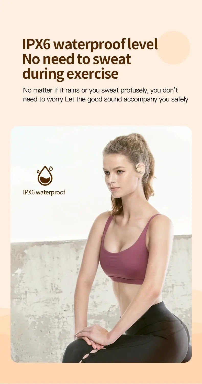 Bluetooth earphones by Simples Market, IPX6 waterproof wireless sport headphones