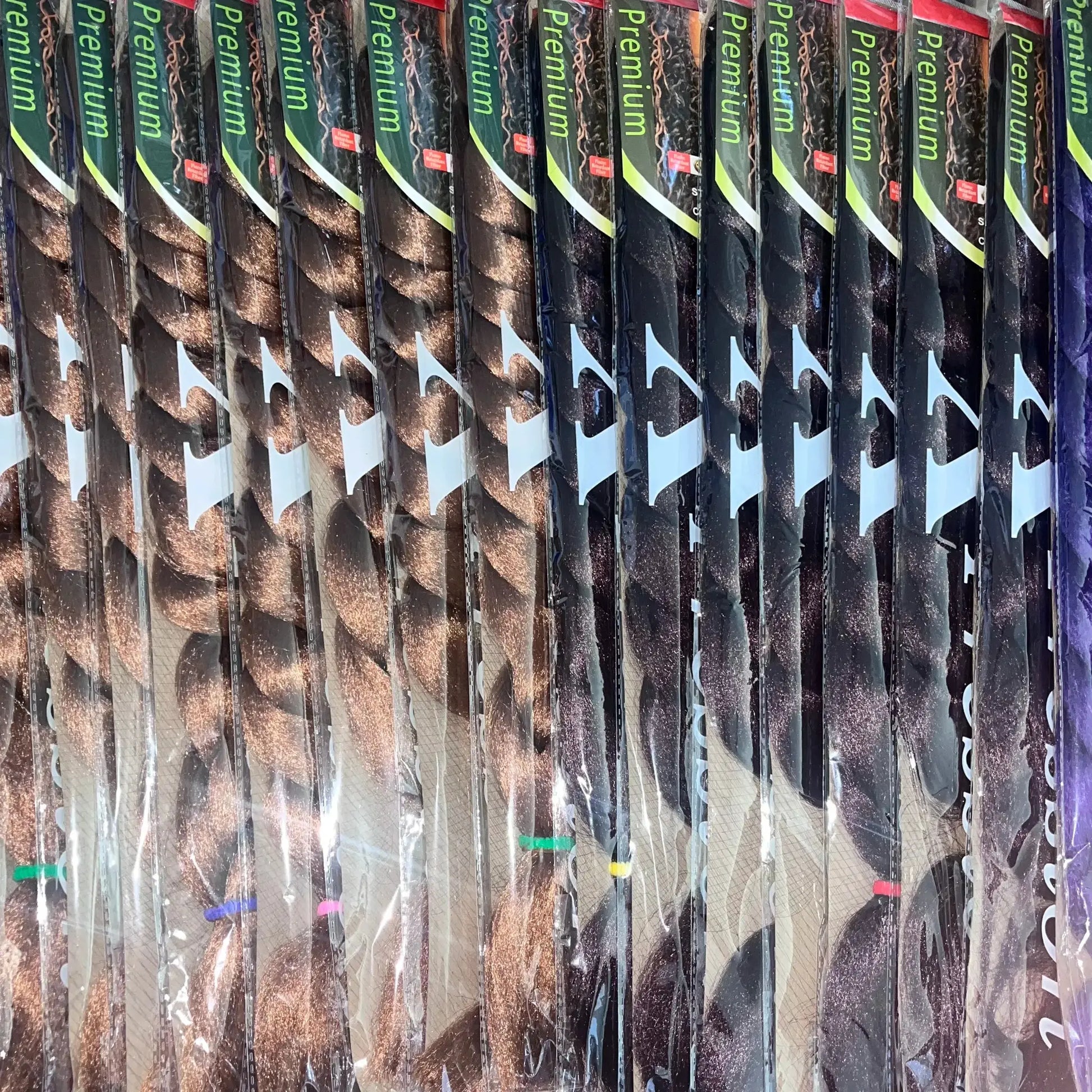 Kanekalon jumbo braiding hair, 82 inch, pre-stretched synthetic crochet braids, Simples Market, multiple packs