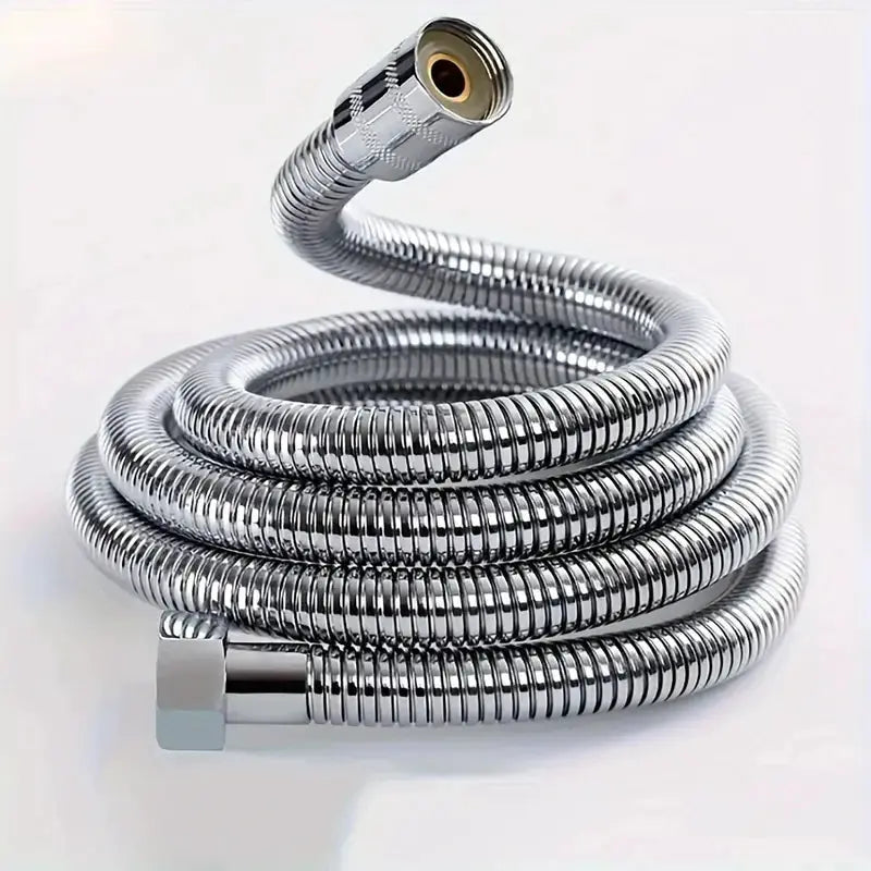 Shower hose Simples Market stainless steel anti-kink high-pressure coil with universal G 1/2 connection
