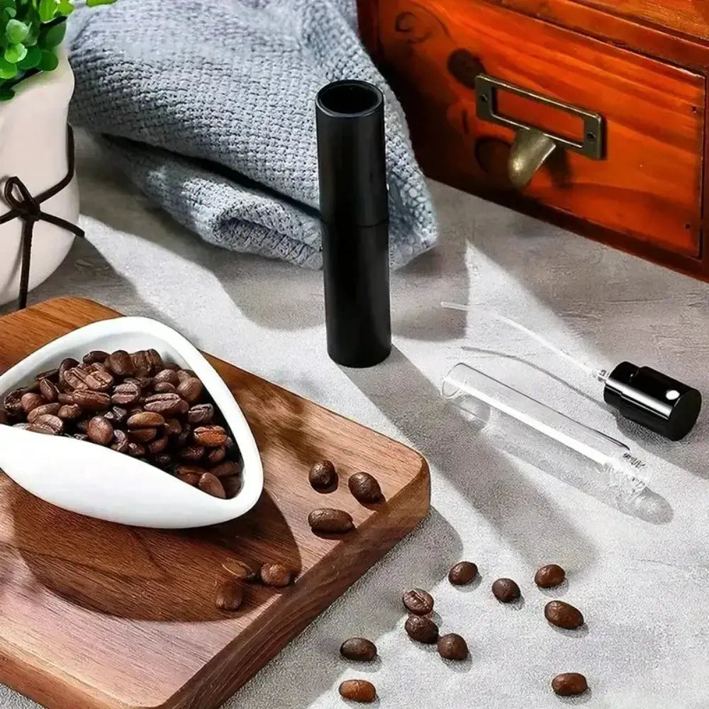 BrewMate 10ml Rotary Handheld Anti Static Coffee Bean Spray Bottle Reduces Static and Dust for Precise Grinding
