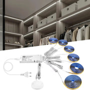 Simples Market under-cabinet COB LED strip light kit with touch sensor, dimmable wood cabinet lighting