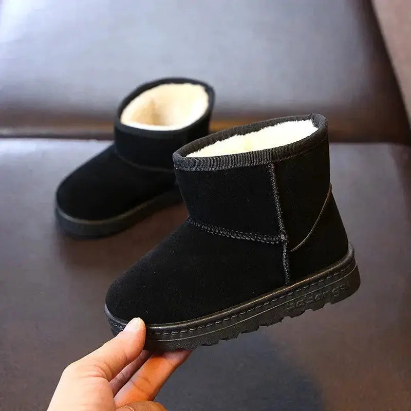 Kids Cotton Snow Boots With Cozy Warmth And Breathable Interior For Boys And Girls Aged 7 To 13