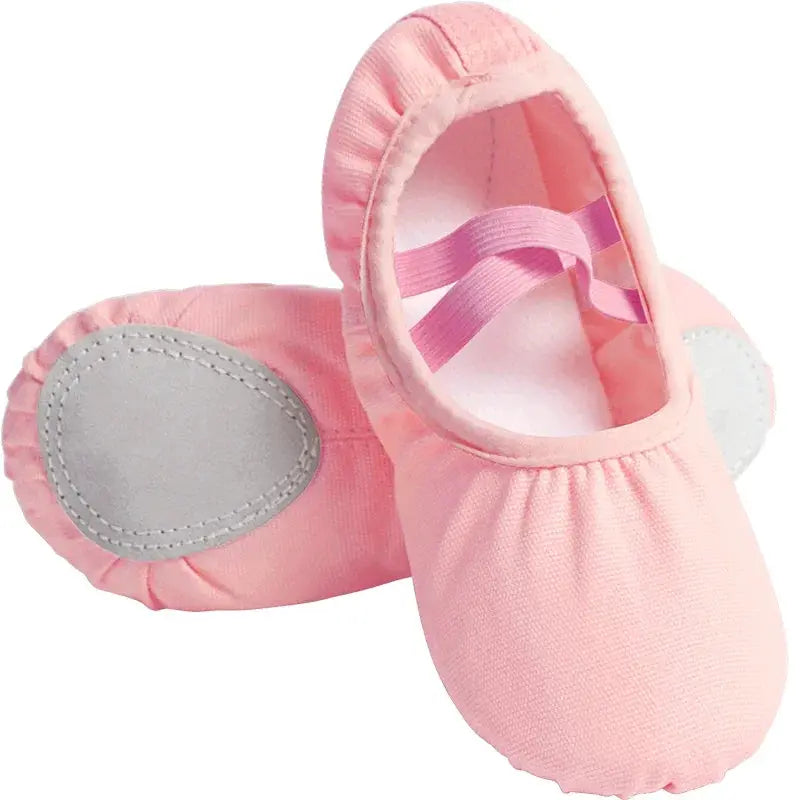 Canvas Ballet Shoes For Women Girls Children And Adults Split Sole Dance Slippers For Ballet Gymnastics Yoga Training