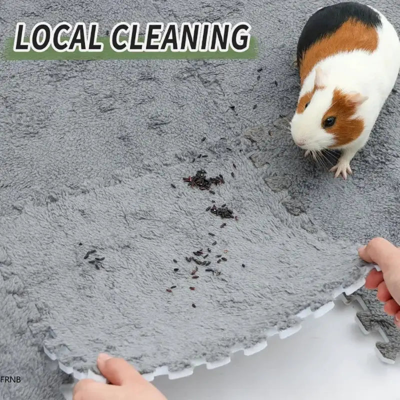 Pet warming pad by Simples Market gray EVA foam 30x30cm soft sleeping mat for guinea pigs and small pets
