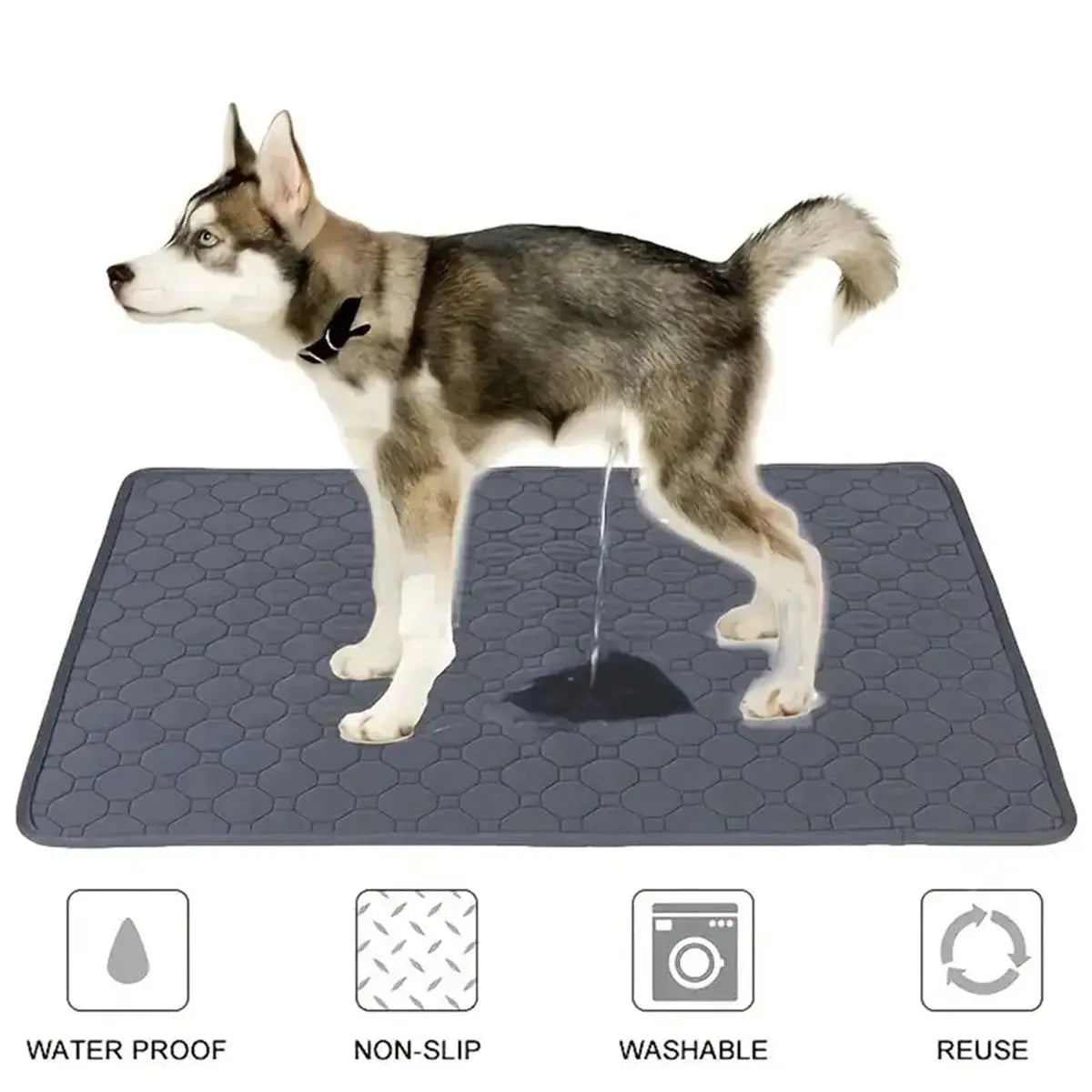 Reusable Washable Dog And Cat Pee Pad For Car Seat Floor Sofa Waterproof Absorbent Training Mat