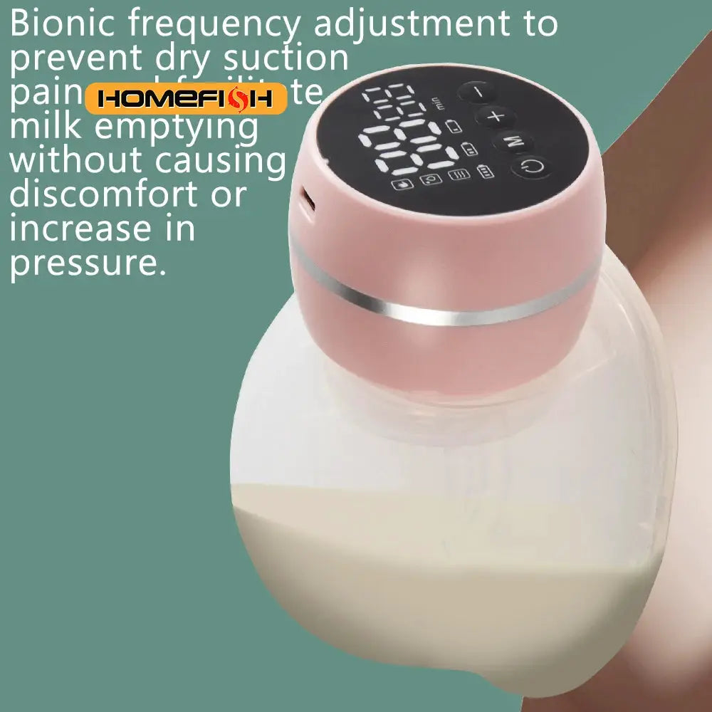Wearable Electric Breast Pump Painless Double Sided Fully Automatic Hands Free Breast Collector For Breastfeeding