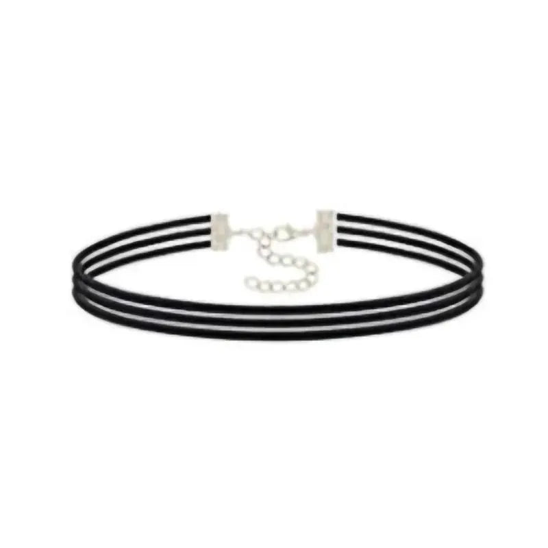 Wholesale Bijoux Love Vintage Triangle Geometry Tattoo Waterdrop Clavicle Choker Necklace For Women Chain Jewelry