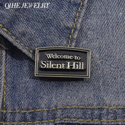 Silent Hill Brooch Enamel Pins Metal Zinc Alloy Horror Film Game Badge Lapel Pins Unisex Gift