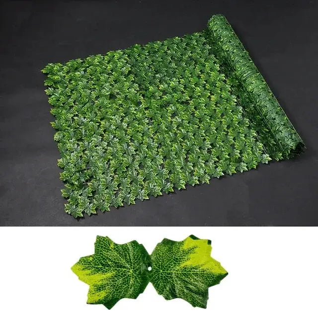 Artificial Ivy Hedge Fence Board for Outdoor Garden and Balcony Privacy Fence Decoration