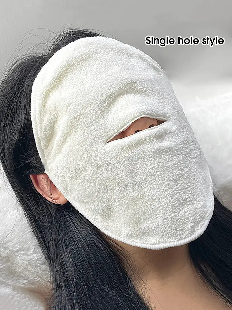 Hot And Cold Compress Face Towel With Soft Skin Friendly Fabric For Steam Heating And Wet Applications