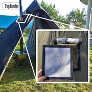 Hot Tent Stove Jack Fire Resistant AntiScald Ring For Stove Pipe Vent Protection For Teepee And Tipi Camping