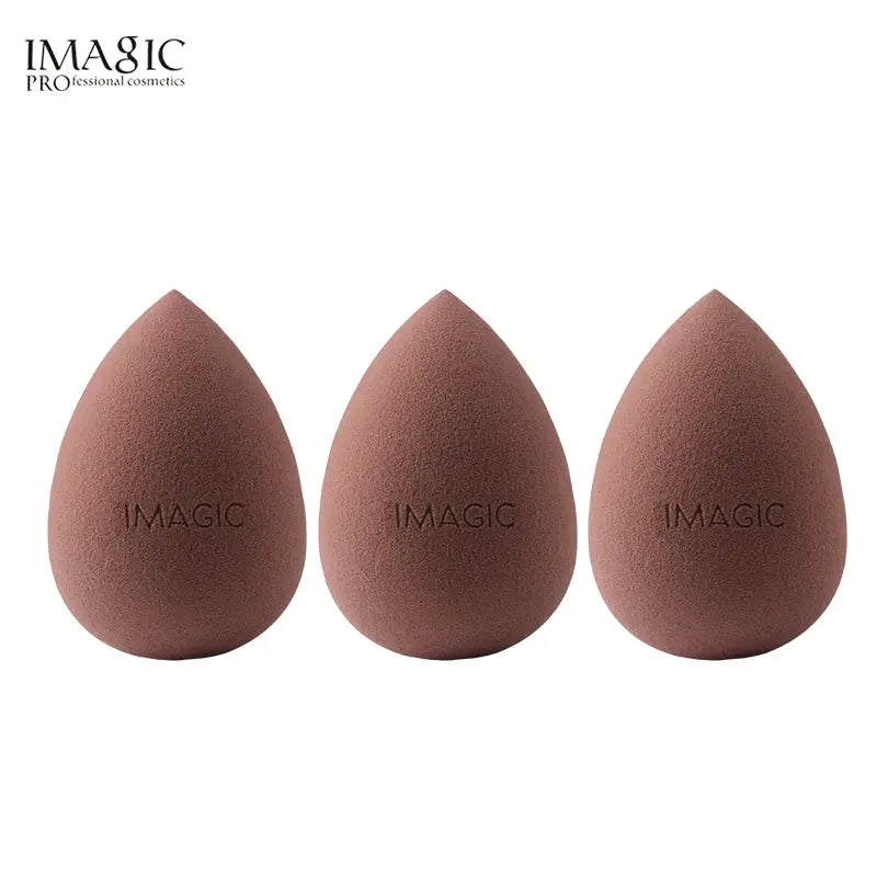 Imagic 3 Piece Hydrophilic Non Latex Makeup Puff Set For Wet And Dry Use Flawless Foundation And Concealer