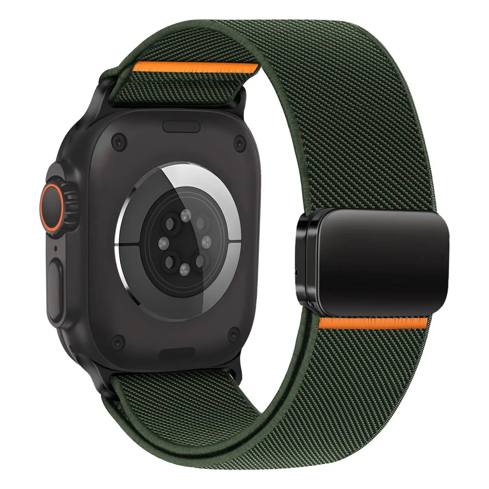 Magnetic Nylon Loop For Apple Watch ultra 3 2 bands 49mm 44mm 46mm 45mm 42mm correa Bracelet iWatch Series 11 10 9 8 7 SE Strap