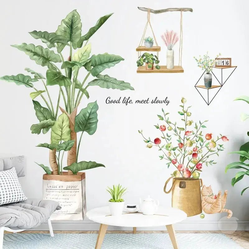 Large Nordic Tree Wall Sticker For Living Room And Bedroom Removable Decals Home Decor Poster Art - Simples Market