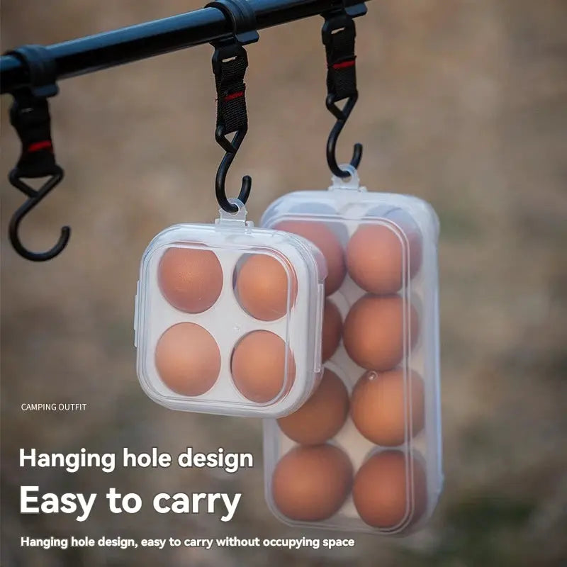 Outdoor Shockproof Egg Box Storage Case Portable Camping Shatterproof Egg Tray For Travel And Home Use