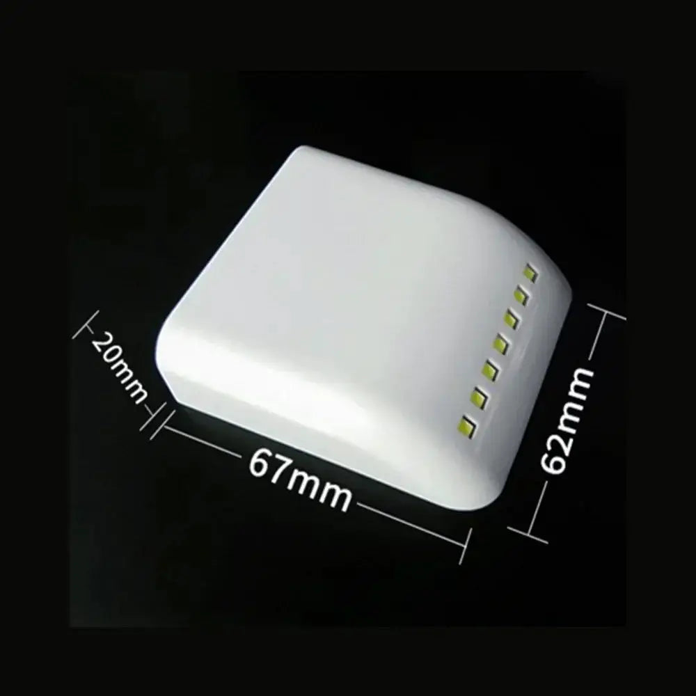 Simples Market LED cabinet light with wireless motion sensor, white plastic, 67mm long