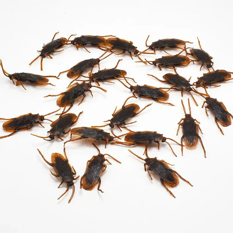 Halloween Realistic Plastic Cockroaches Toys Set Prank Decoration Props Gags For Parties Five To Fifty Pieces