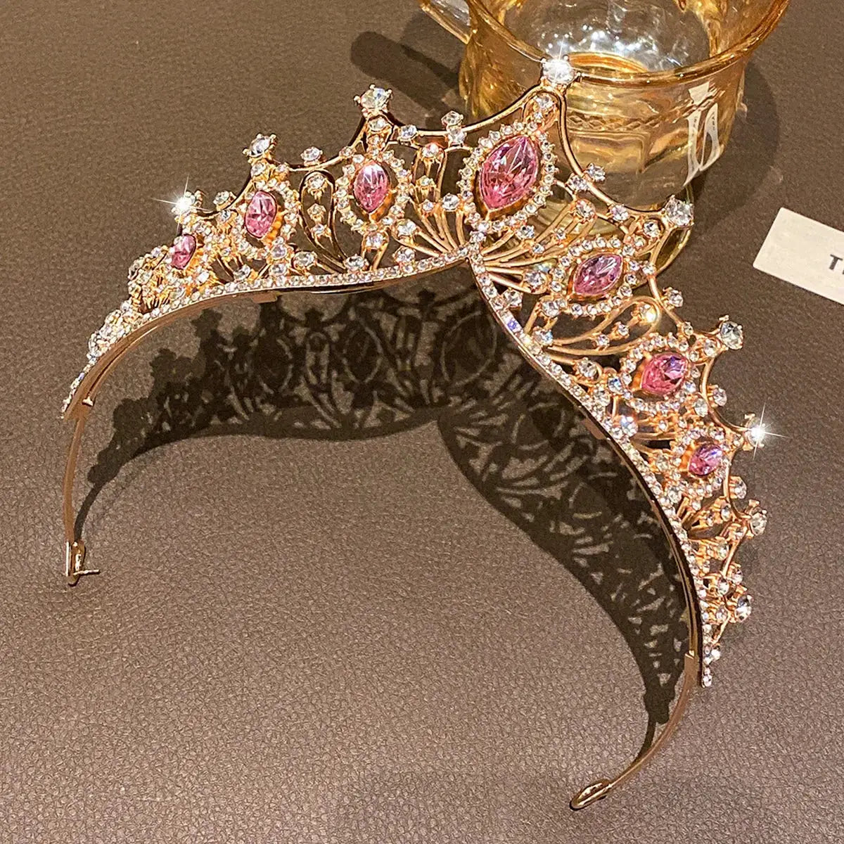 Large Crown Headband Fashion Hair Accessory For Performances And Birthdays For Adults Elegant Temperament Style
