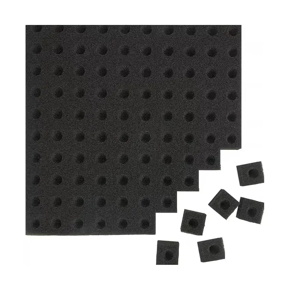 Hydroponic Seedling Sponge Plugs 100 Pcs Per Sheet For Soilless Cultivation Garden Nursery Pots Trays