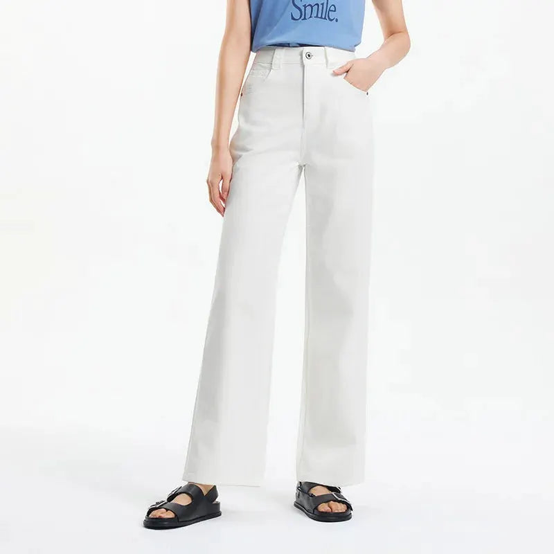 Semir Jeans Women Cool Feeling Wide Leg Floor Length Pants Summer 2025