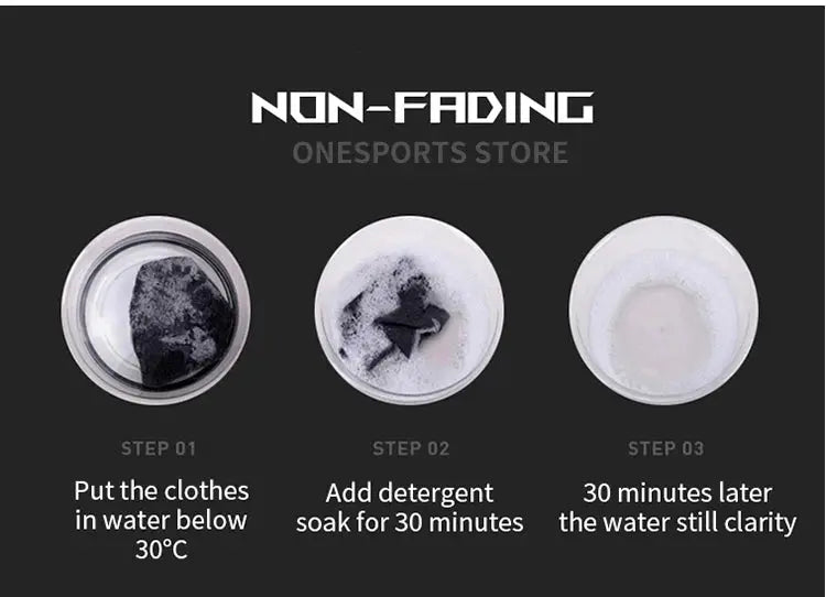 SONECHOKI men's compression pant polyester gym leggings; washing guide: wash below 30°C, soak 30 minutes.