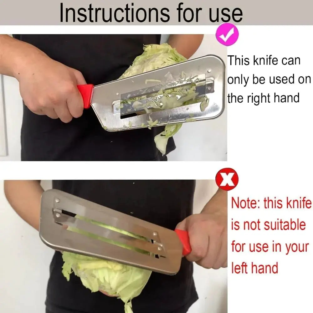 Stainless Steel Kitchen Multifunctional Cabbage Cutting Knife For Vegetables Durable Slicing Tool For Easy Meal Prep