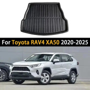 Rear trunk mat for Toyota RAV4 XA50 (2020–2025), black waterproof cargo tray by Simples Market