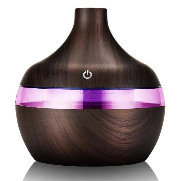 Wood Ultrasonic Humidifier Aroma Diffuser 300ml Cool Mist Essential Oil Aromatherapy For Home