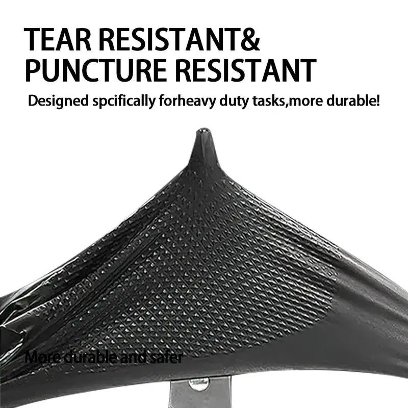 Industrial Black Nitrile Gloves 8 Mil Heavy Duty Diamond Textured Latex Free Disposable For Mechanics Auto Tattoo