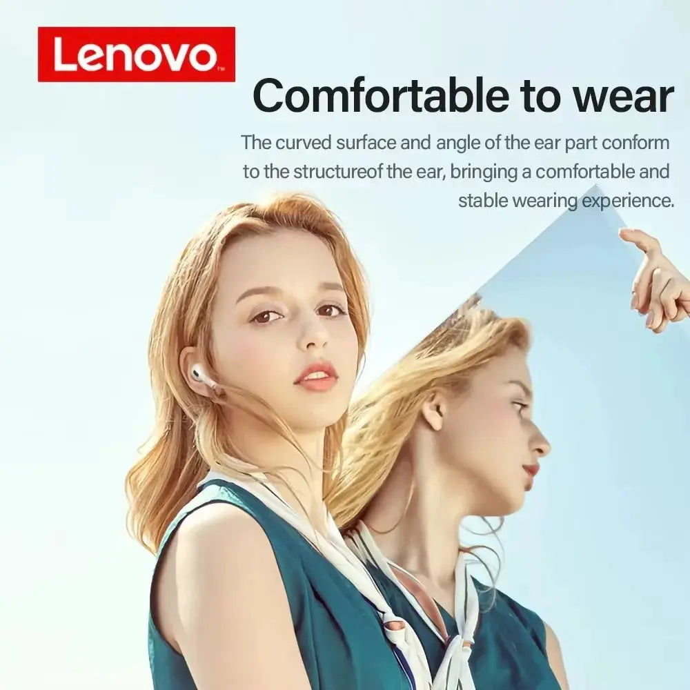 Lenovo LP40 Wireless Earbuds Bluetooth 5.0 True Wireless With Touch Controls For Sport And Calls