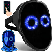 Bluetooth App Controlled LED Mask With Programmable Face Effects