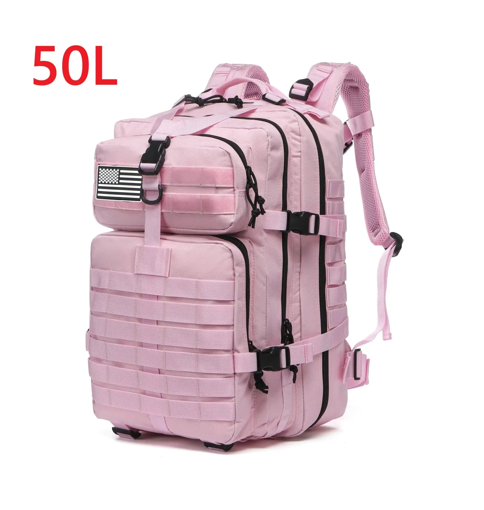 TrailMaster Tactical Backpack 25L 50L Waterproof Nylon For Outdoor Trekking Hiking Fishing Hunting Camping