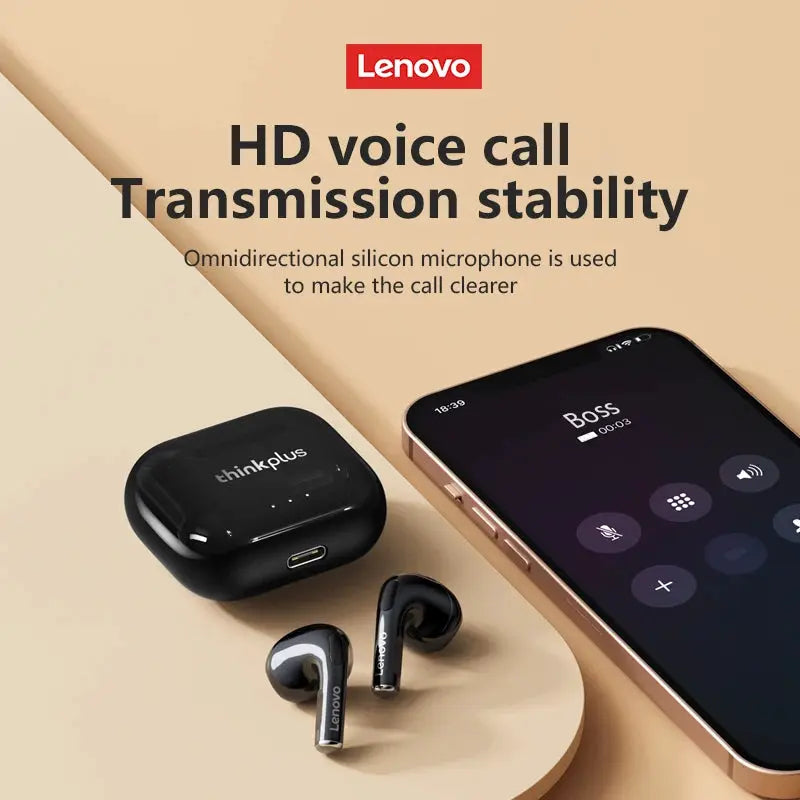 Lenovo LP40 II Earphones Bluetooth 5.3 True Wireless Noise Reduction With Stable Connection And Low Latency
