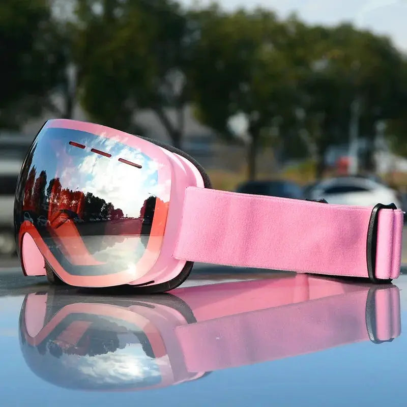 JSJM Double Layer Ski Goggles Anti Fog UV400 Protection For Men And Women Winter Snowboarding Snow Ski Goggles