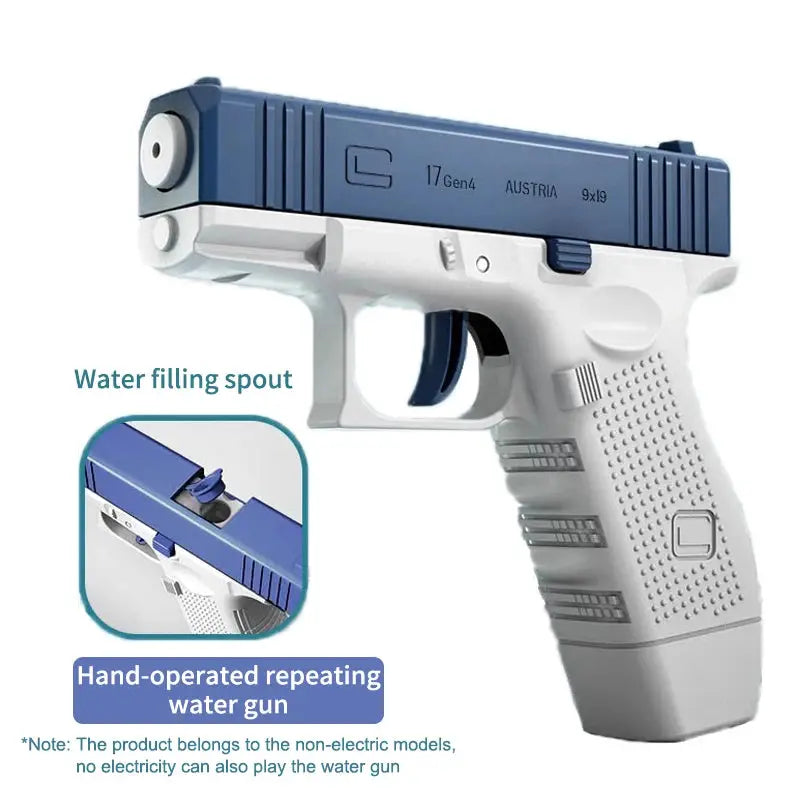 Rechargeable Electric Water Gun With Automatic And Manual Spray Modes For Adults And Kids 32 Feet Range