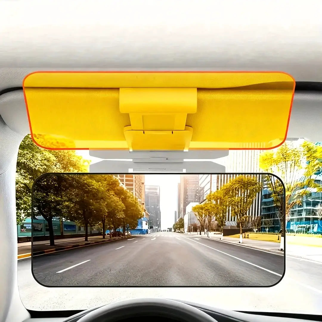 Dual Purpose Car Sun Visor Day And Night Anti Glare Extender With Night Shield And UV Protection For SUVs And Trucks